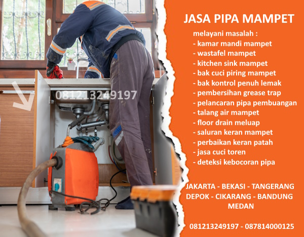 jasa saluran pipa mampet medan