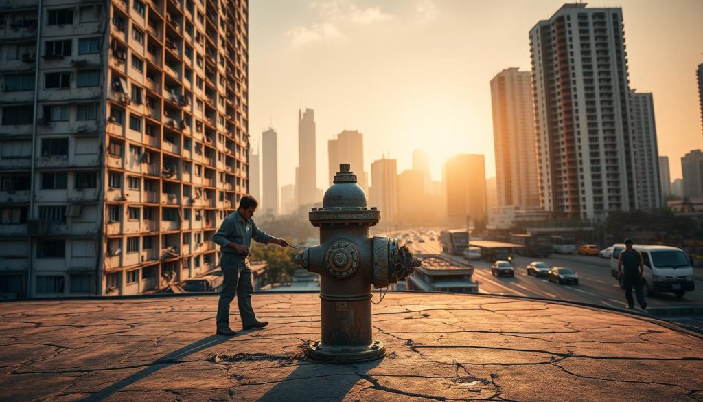 jasa cek hydrant bocor gedung