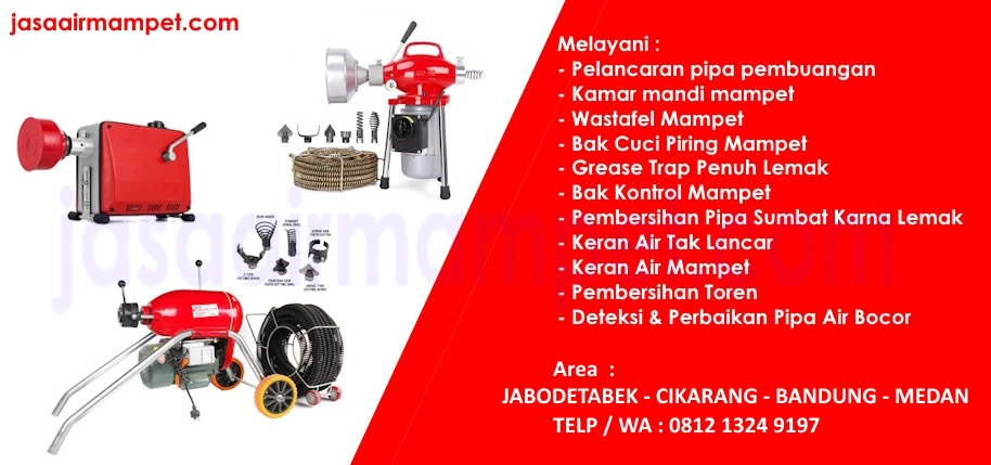 JASA AIR MAMPET PIPA BOCOR